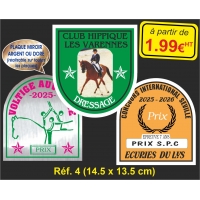 Plaque PVC Réf. 4 Plaque PVC Réf. 4